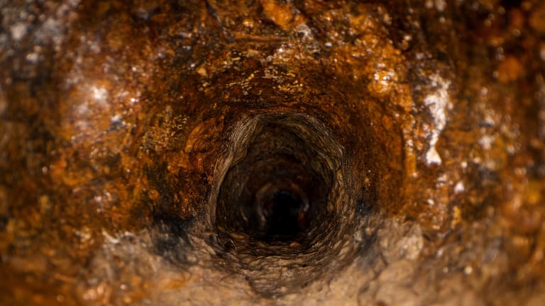 Cast iron drain too corroded to coat or reline
