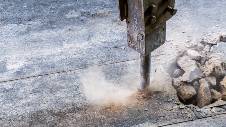 Jackhammering in-slab is both disruptive and expensive
