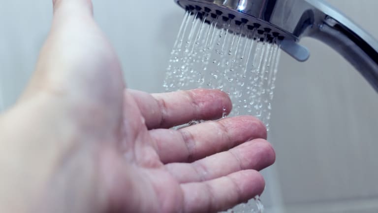 A faulty water pressure valve can cause low water flow.