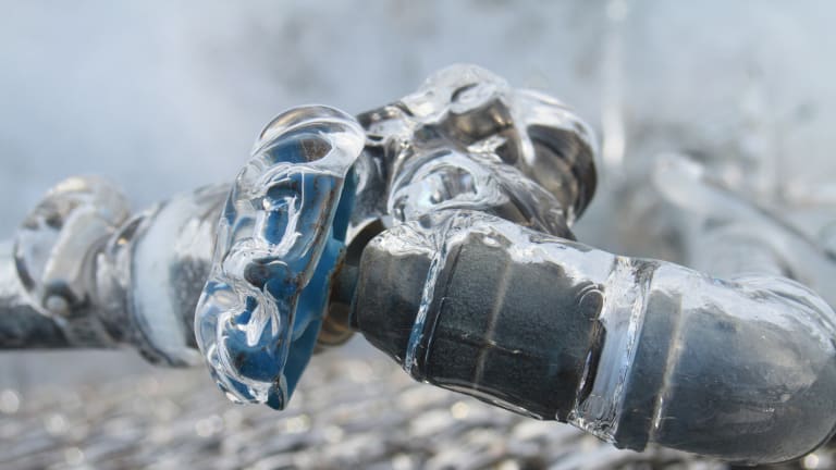 Frozen pipes aren’t always this obvious