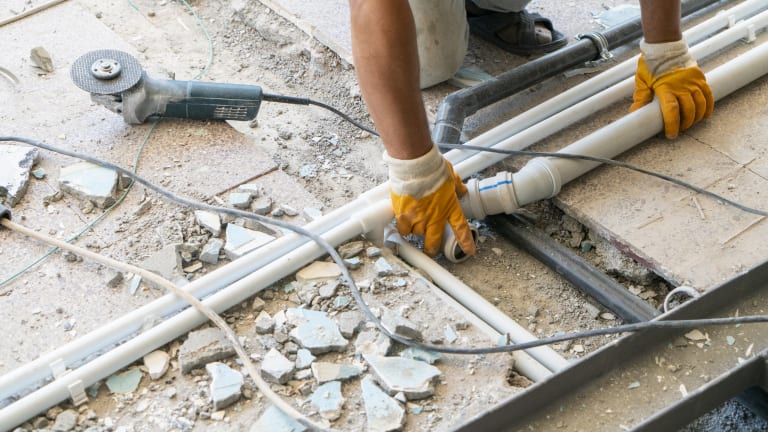 Repairing pipe leaks in foundation is very expensive