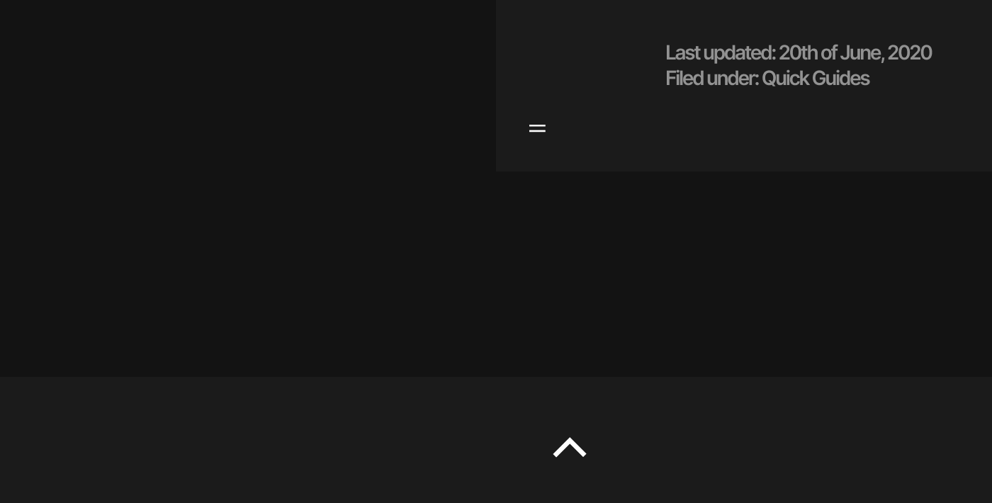 Beautiful menu and navigation options