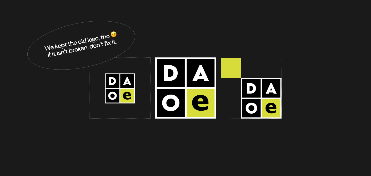 We maintained the brand's timeless lime & grey logo