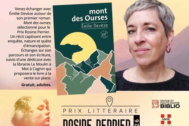 Rencontre littéraire avec Émilie Devèze à la médiathèque image1