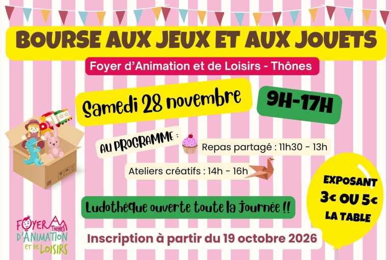 Bourse aux jeux et aux jouets image1