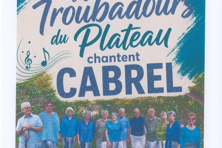 Les Troubadours du Plateau chantent CABREL image1