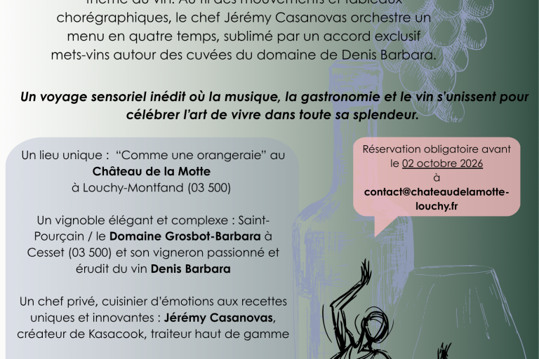 L'accord en scène – Repas-ballet de saveurs image1