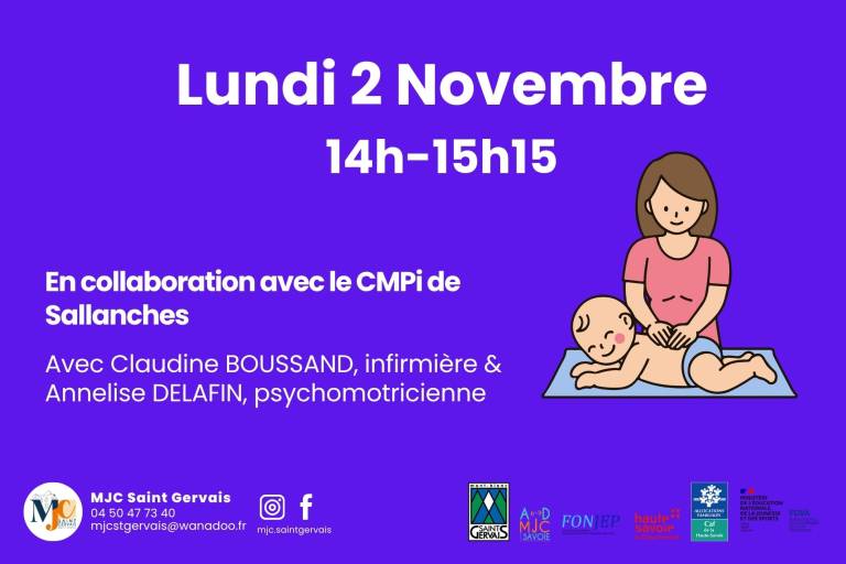 MJC / Atelier massage bébé image1