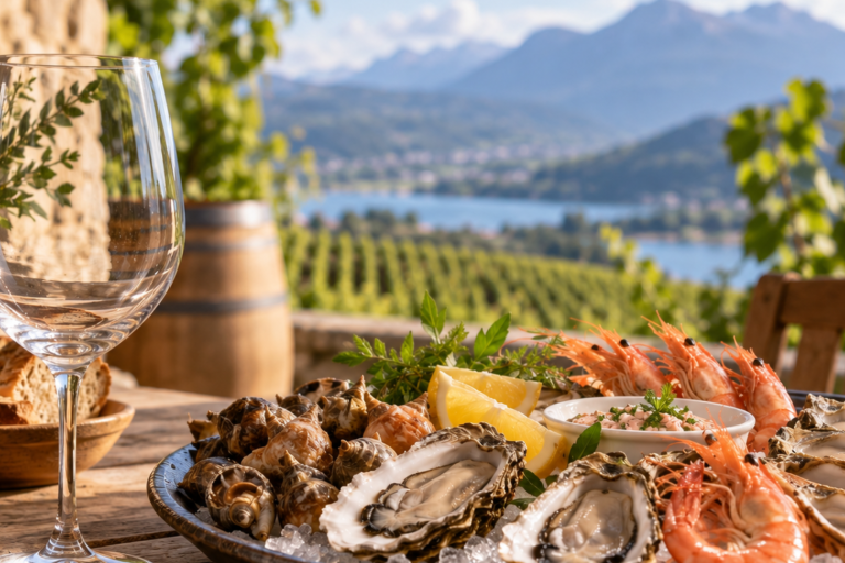 Vins & fruits de mer au Domaine Montessuit image1