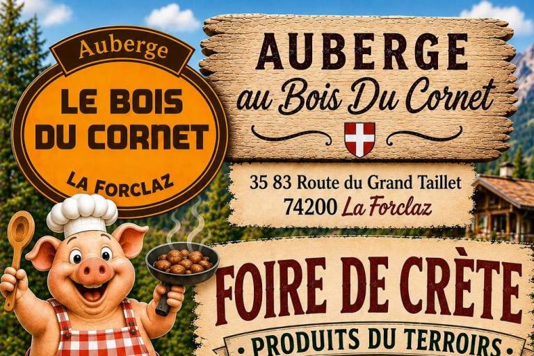 Menu Foire de Crète au Bois du Cornet image1