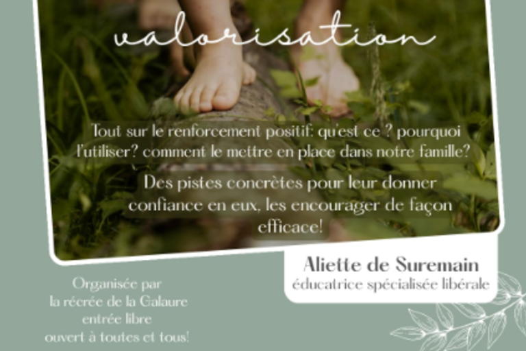 Conférence parentalité sur le pouvoir de la valorisation image2