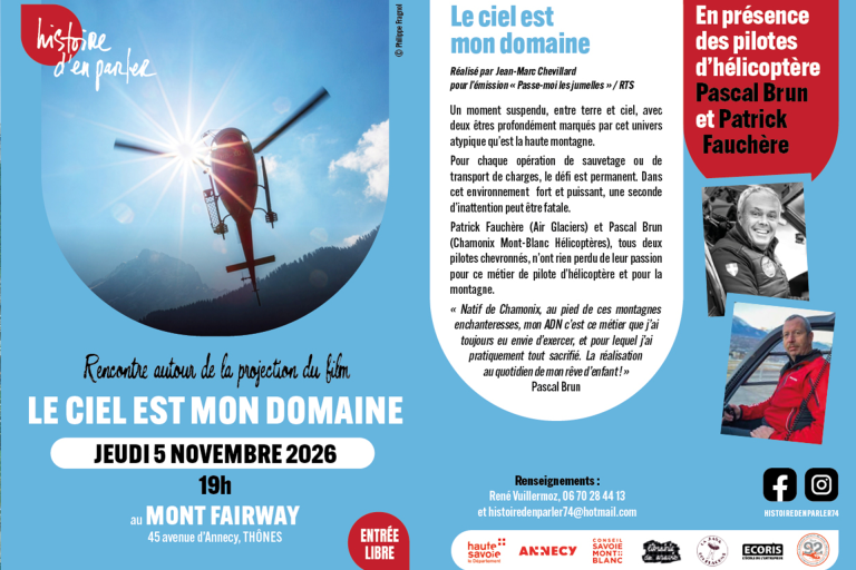 Rencontre - projection "Le ciel est mon domaine" image1