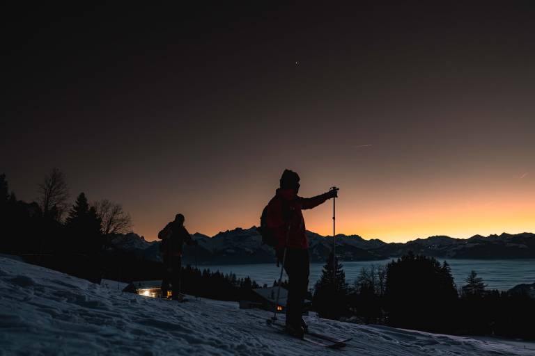 Night Ski Touring: Le Grand Chamossaire image1