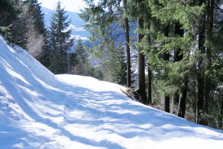 Liotraz snowshoe itinerary image2