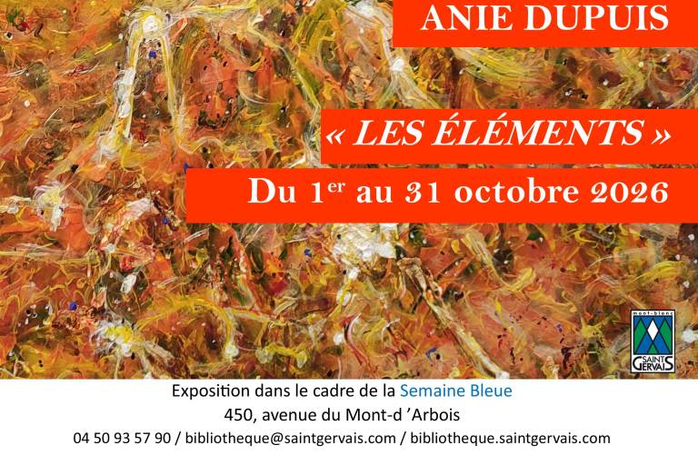Exposition "Les éléments" par Anie Dupuis image1