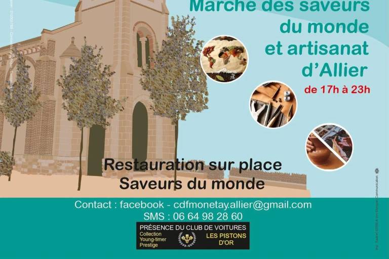 Marché des saveurs du monde et artisanat d'Allier – 6ᵉ édition image1