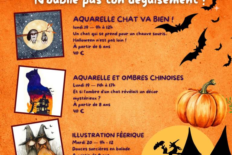 Stages Halloween vacances scolaires image1