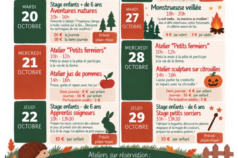 Les vacances à la ferme - Stage enfants "Apprentis soigneurs" image1