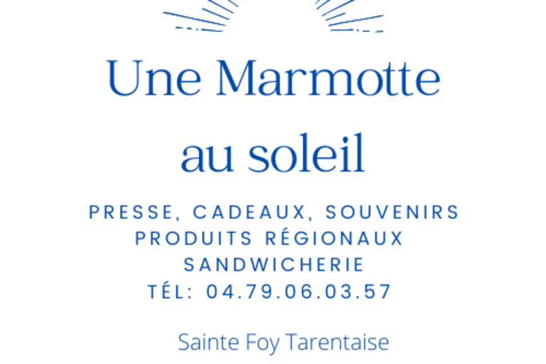 Une Marmotte Au soleil. Fast food image1
