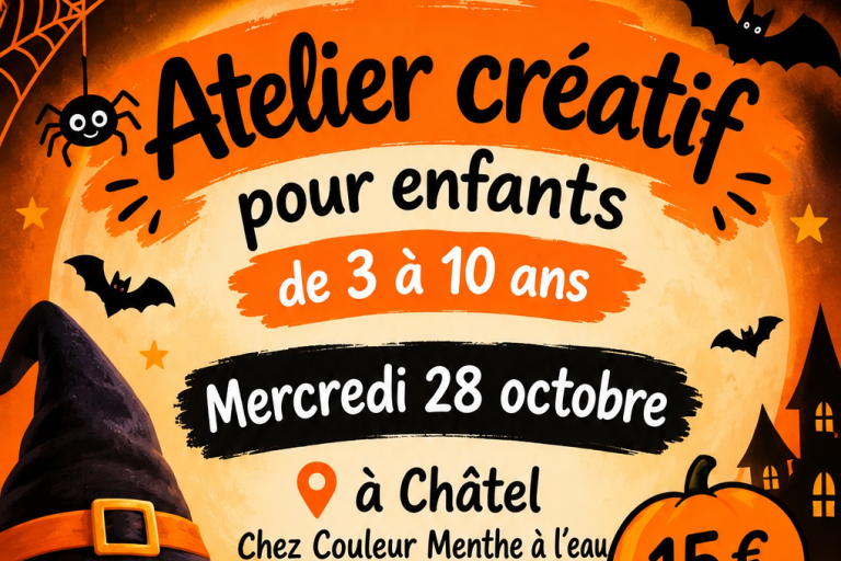 Halloween Craft Workshop at Couleur Menthe à l'Eau image1