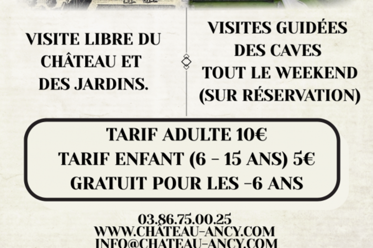 Journées Européennes du Patrimoine au château d'Ancy-le-Franc image1