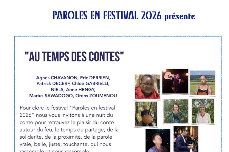 Paroles en festival 2026 : Soirée de clotûre image2