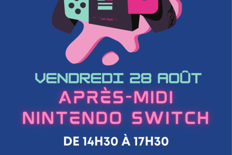 Découverte Jeux Vidéo : après-midi Nitendo Switch à la Médiathèque de l'Ourse Bleue image1