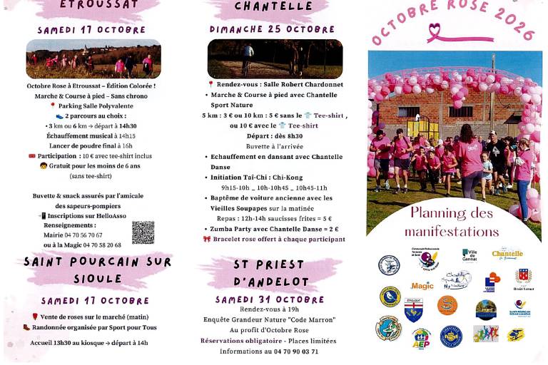 Octobre Rose - Vente de roses et Randonnée image1