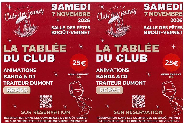 La Tablée du Club à Broût-Vernet image1