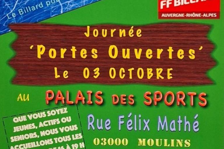 Portes ouvertes au Billard Club Moulins image1