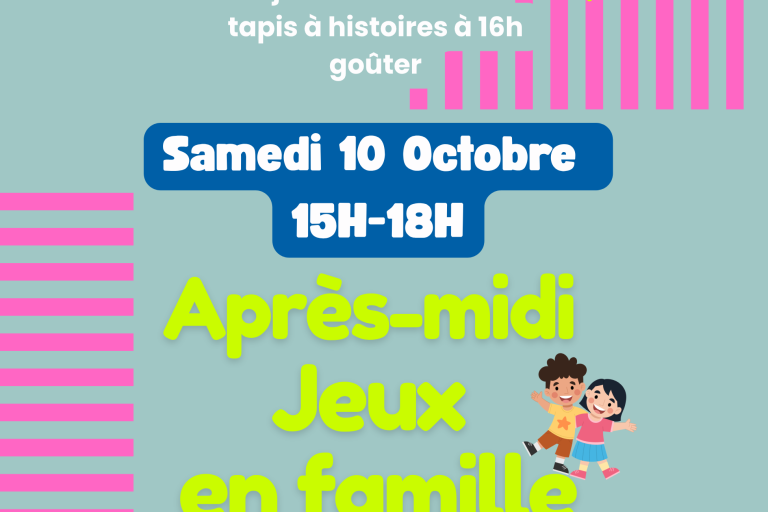 MJC - Les Après-midi "jeux" en famille image1