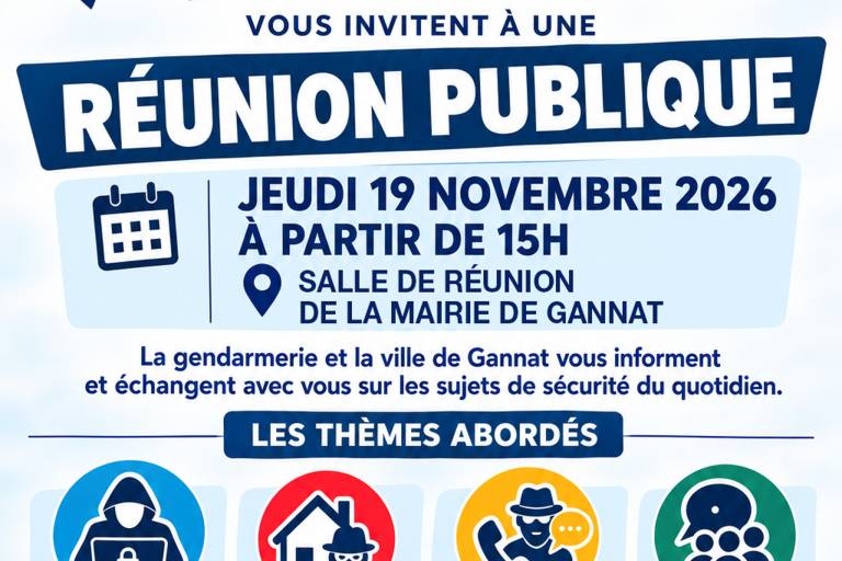 Réunion Publique Gendarmerie image1