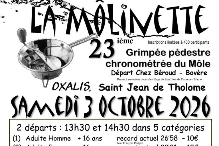 La Môlinette - Grimpée pédestre chronométrée du Môle image1
