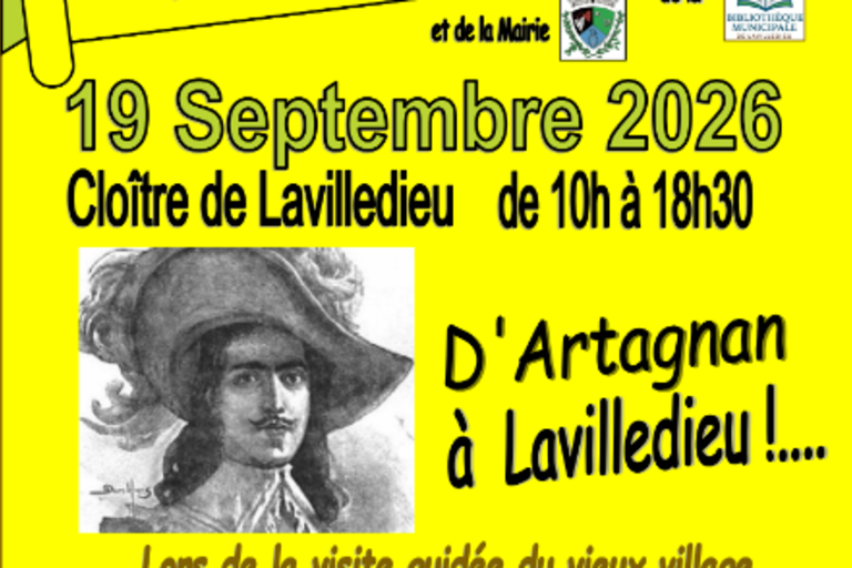 Journées Européennes du Patrimoine : "D'artagnan à Lavilledieu" Cloître de Lavilledieu image2