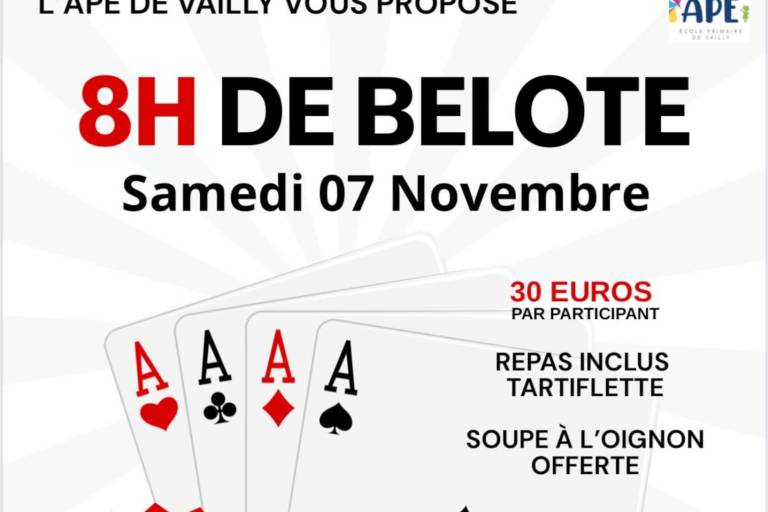 8h de Belote image1