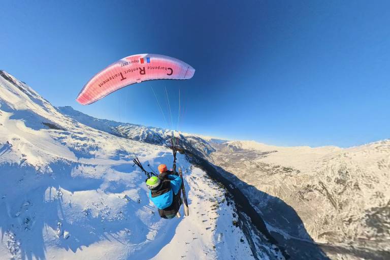 Parapente à ski "Le Must" 1200m de dénivelé image2