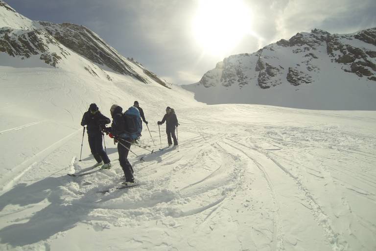 Cours d'initiation au ski de hors pistes avec Airéole image2