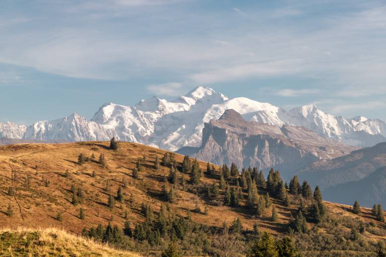 View of Mont Blanc from a motorcycle image1