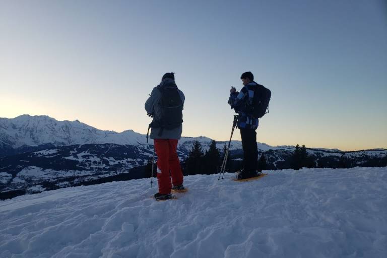 Sunrise at the summit - group snowshoe outing image1