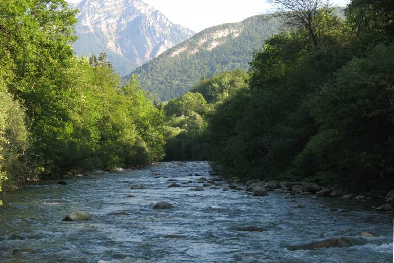 Parcours pêche « prendre et relâcher » sur le Chéran au Pont de Banges image1
