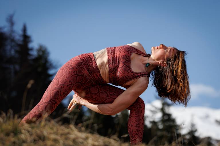 Yoga et grimpe d'arbres image1