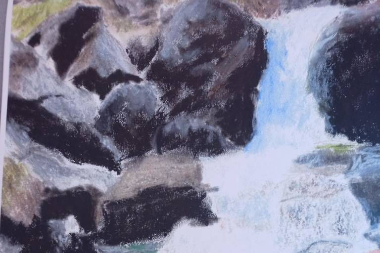 Pastel, charcoal and drawing image2