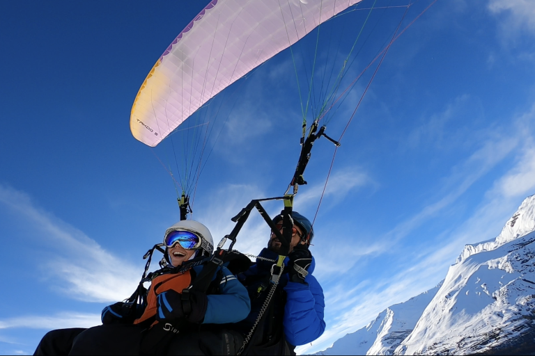 Tandem paragliding in Valloire - Lenvair Parapente image1