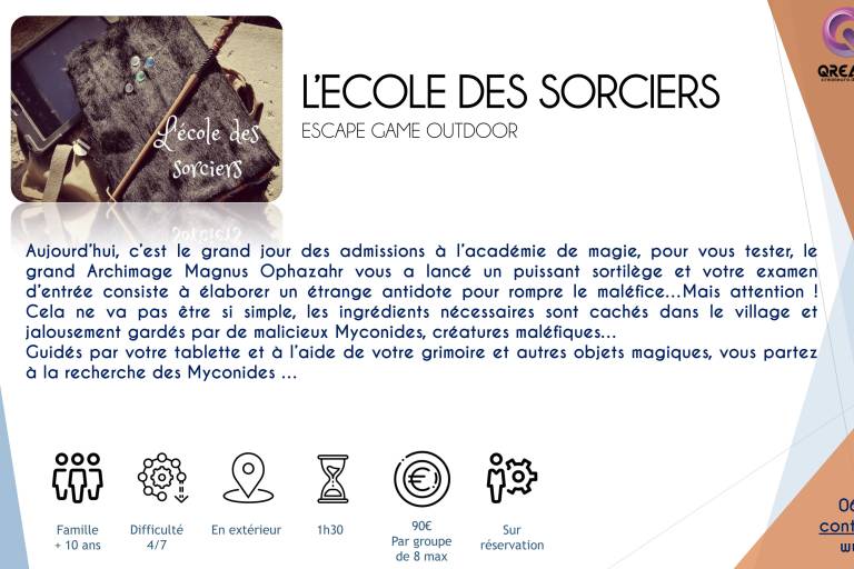 Escape game outdoor : L'Ecole des Sorciers image2