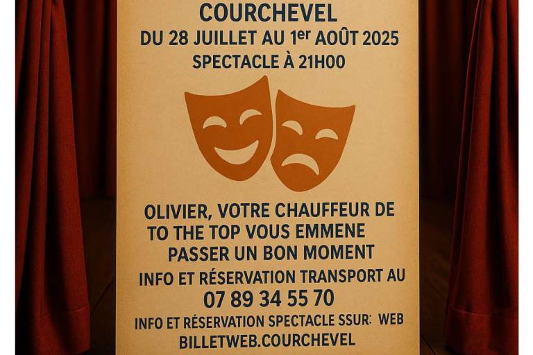 Festival de théâtre Courchevel avec Olivier - Lundi 28 juillet image1