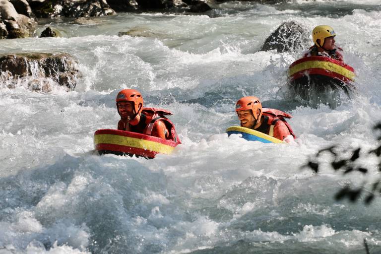 Hydrospeed on the banks of the Arve river image1
