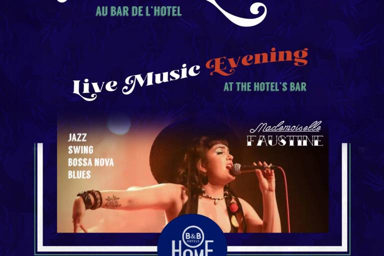 Soirée musique au B&B HOME avec Mademoiselle Faustine - Mercredi 25 mars image1