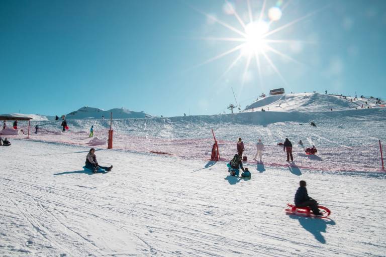 Piste de luge à Samoëns 1600 image1