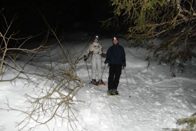 Randonnée en raquettes nocturne avec repas au chalet d'alpage image1