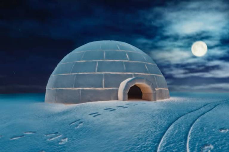 Randonnée en raquettes : Apéro sous igloo avec produits locaux image1